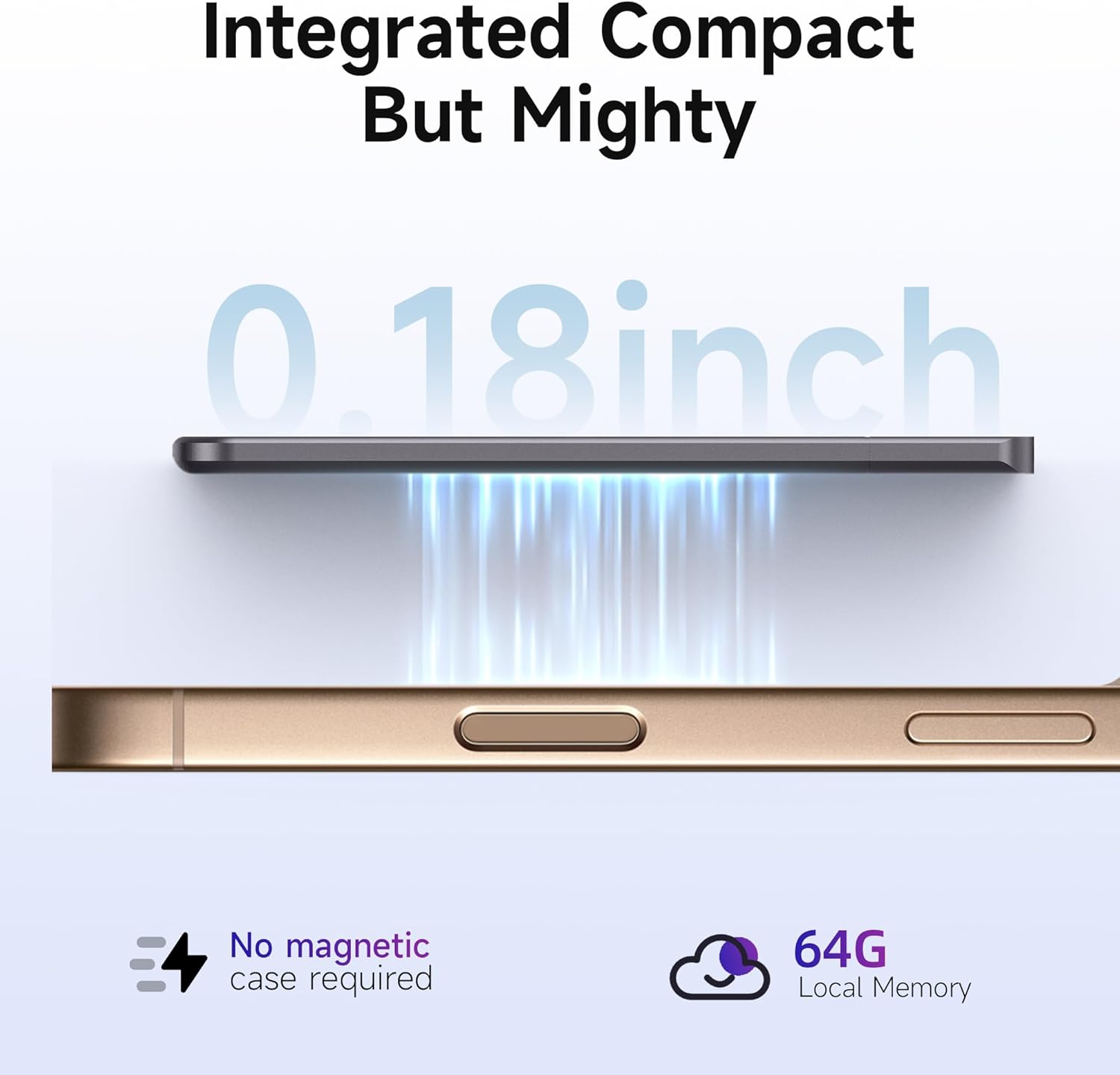 AI Voice Recorder, 64GB Audio Note Recorder – 73H Battery, USB-C Fast Charge, Magnetic Clip, 118-Language Transcription, AI Noise Cancellation, App Control, for Lectures, Meetings, Calls- Gray - Image 6